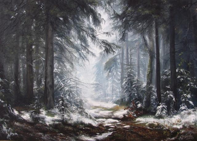 las - pierwszy snieg_1